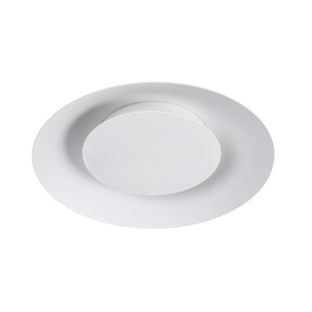 Lucide FOSKAL - Plafonnier - Ø 34,5 cm - LED - 1x12W 2700K - Blanc