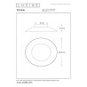 Lucide FOSKAL - Plafonnier - Ø 34,5 cm - LED - 1x12W 2700K - Blanc
