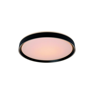 Lucide NURIA - Plafonnier - Ø 30 cm - LED 3 StepDim - 1x18W 2700K - Noir