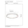 Lucide NURIA - Plafonnier - Ø 30 cm - LED 3 StepDim - 1x18W 2700K - Noir