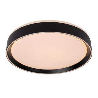 Lucide NURIA - Plafonnier - Ø 40 cm - LED 3 StepDim - 1x24W 2700K - Noir