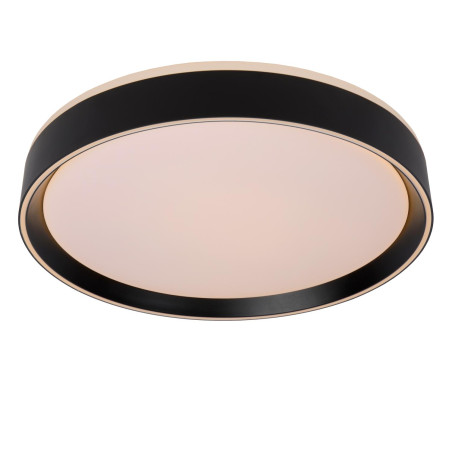 Lucide NURIA - Plafonnier - Ø 40 cm - LED 3 StepDim - 1x24W 2700K - Noir