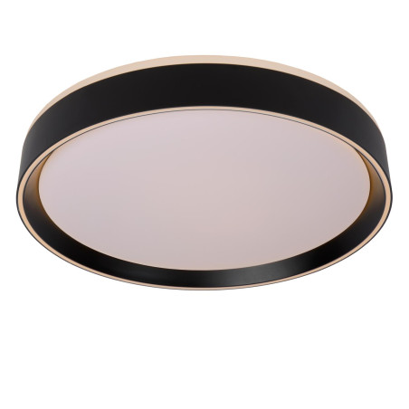 Lucide NURIA - Plafonnier - Ø 40 cm - LED 3 StepDim - 1x24W 2700K - Noir