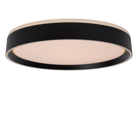 Lucide NURIA - Plafonnier - Ø 40 cm - LED 3 StepDim - 1x24W 2700K - Noir