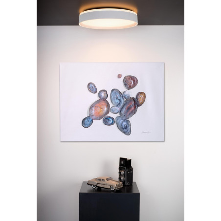 Lucide NURIA - Plafonnier - Ø 40 cm - LED 3 StepDim - 1x24W 2700K - Blanc
