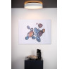 Lucide NURIA - Plafonnier - Ø 40 cm - LED 3 StepDim - 1x24W 2700K - Blanc