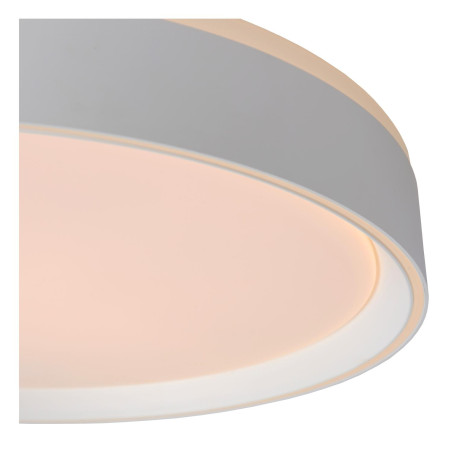 Lucide NURIA - Plafonnier - Ø 40 cm - LED 3 StepDim - 1x24W 2700K - Blanc