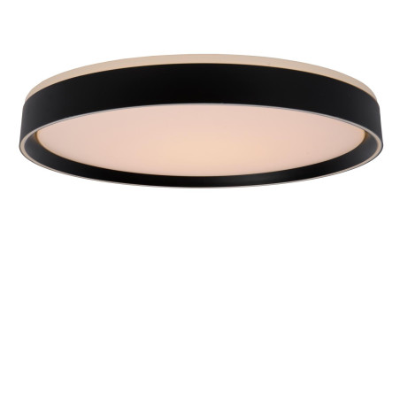 Lucide NURIA - Plafonnier - Ø 50 cm - LED 3 StepDim - 1x36W 2700K - Noir