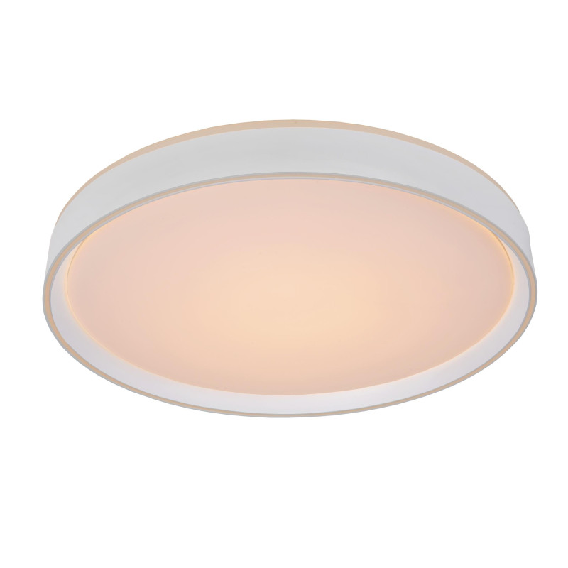 Lucide NURIA - Plafonnier - Ø 50 cm - LED 3 StepDim - 1x36W 2700K - Blanc