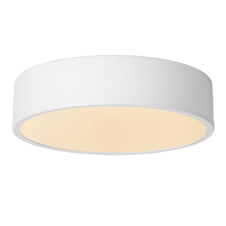 Lucide UNAR - Plafonnier - Ø 20 cm - LED 3 StepDim - 1x12W 2700K - Blanc