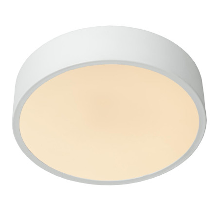 Lucide UNAR - Plafonnier - Ø 20 cm - LED 3 StepDim - 1x12W 2700K - Blanc