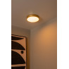 Lucide UNAR - Plafonnier - Ø 30 cm - LED 3 StepDim - 1x18W 2700K - Or Mat / Laiton