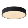 Lucide UNAR - Plafonnier - Ø 30 cm - LED 3 StepDim - 1x18W 2700K - Noir