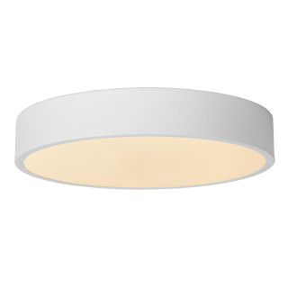 Lucide UNAR - Plafonnier - Ø 30 cm - LED 3 StepDim - 1x18W 2700K - Blanc