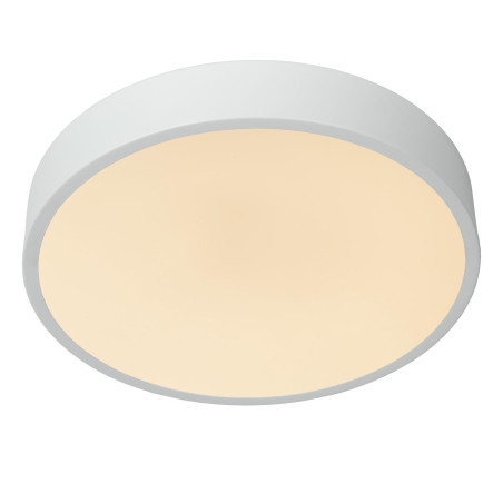 Lucide UNAR - Plafonnier - Ø 30 cm - LED 3 StepDim - 1x18W 2700K - Blanc