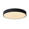 Lucide UNAR - Plafonnier - Ø 39,5 cm - LED 3 StepDim - 1x24W 2700K - Noir