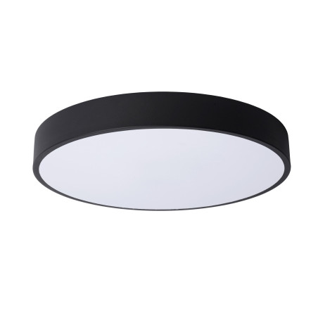 Lucide UNAR - Plafonnier - Ø 39,5 cm - LED 3 StepDim - 1x24W 2700K - Noir