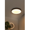 Lucide UNAR - Plafonnier - Ø 39,5 cm - LED 3 StepDim - 1x24W 2700K - Noir