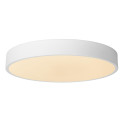 Lucide UNAR - Plafonnier - Ø 39,5 cm - LED 3 StepDim - 1x24W 2700K - Blanc
