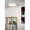 Lucide UNAR - Plafonnier - Ø 39,5 cm - LED 3 StepDim - 1x24W 2700K - Blanc
