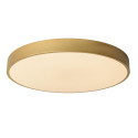 Lucide UNAR - Plafonnier - Ø 49,5 cm - LED 3 StepDim - 1x36W 2700K - Or Mat / Laiton