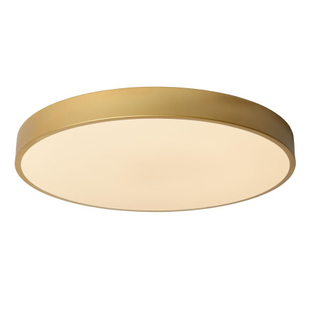 Lucide UNAR - Plafonnier - Ø 49,5 cm - LED 3 StepDim - 1x36W 2700K - Or Mat / Laiton