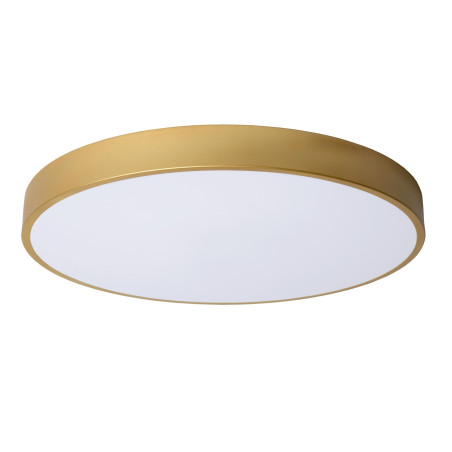 Lucide UNAR - Plafonnier - Ø 49,5 cm - LED 3 StepDim - 1x36W 2700K - Or Mat / Laiton
