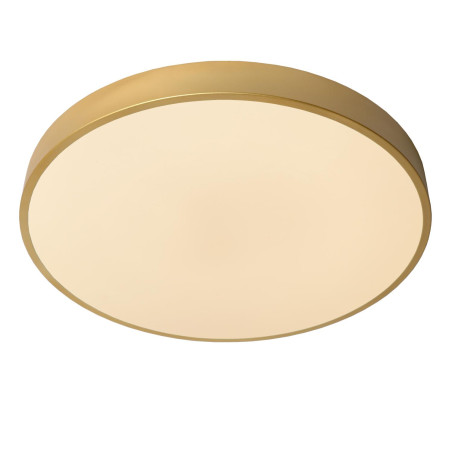 Lucide UNAR - Plafonnier - Ø 49,5 cm - LED 3 StepDim - 1x36W 2700K - Or Mat / Laiton