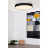 Lucide UNAR - Plafonnier - Ø 49,5 cm - LED 3 StepDim - 1x36W 2700K - Noir
