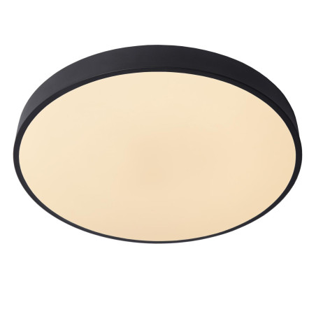 Lucide UNAR - Plafonnier - Ø 49,5 cm - LED 3 StepDim - 1x36W 2700K - Noir