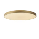 Lucide UNAR - Plafonnier - Ø 80 cm - LED 3 StepDim - 1x80W 2700K - Or Mat / Laiton