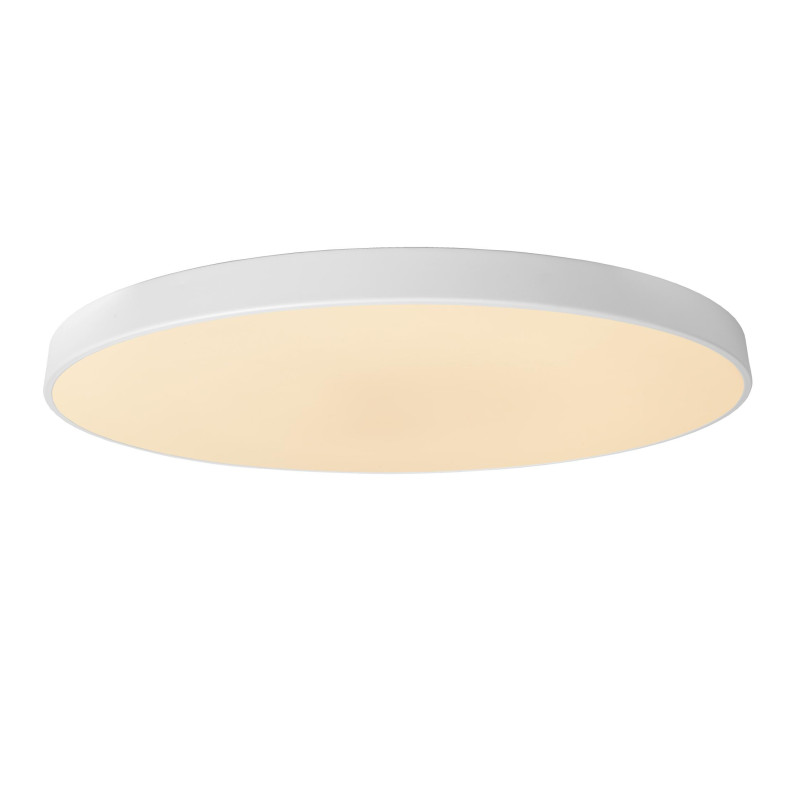 Lucide UNAR - Plafonnier - Ø 80 cm - LED 3 StepDim - 1x80W 2700K - Blanc
