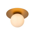 Lucide TRICIA - Plafonnier - Ø 25 cm - 1xE27 - Or Mat / Laiton
