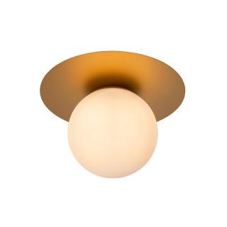 Lucide TRICIA - Plafonnier - Ø 25 cm - 1xE27 - Or Mat / Laiton