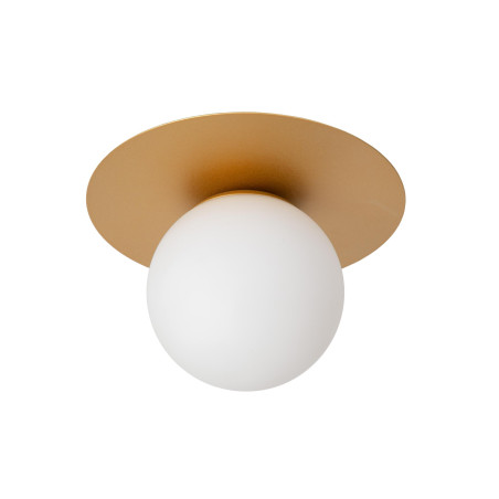 Lucide TRICIA - Plafonnier - Ø 25 cm - 1xE27 - Or Mat / Laiton