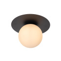 Lucide TRICIA - Plafonnier - Ø 25 cm - 1xE27 - Noir