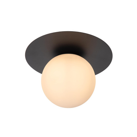 Lucide TRICIA - Plafonnier - Ø 25 cm - 1xE27 - Noir
