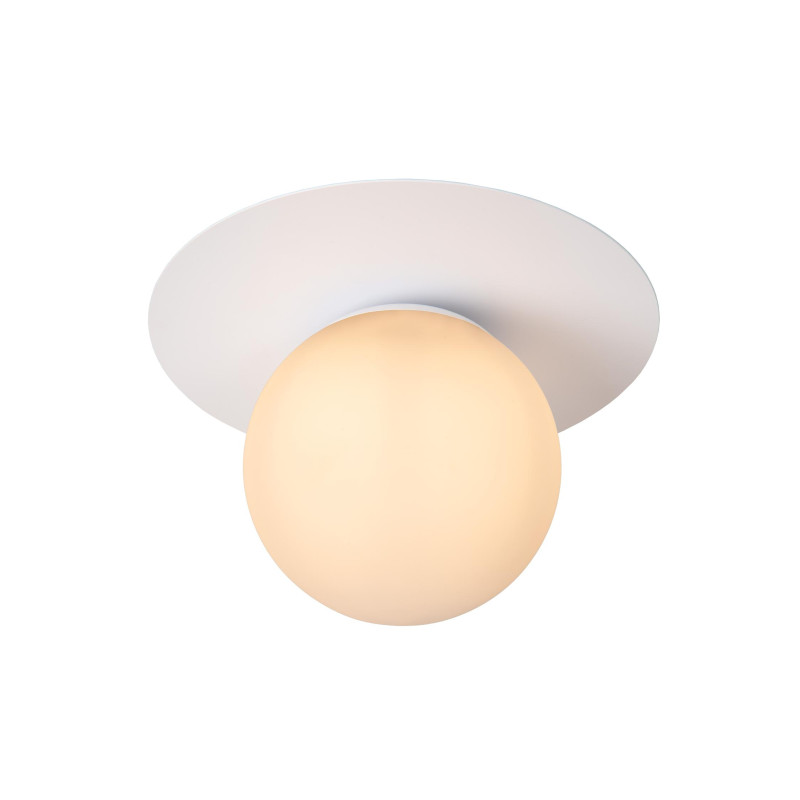 Lucide TRICIA - Plafonnier - Ø 25 cm - 1xE27 - Blanc