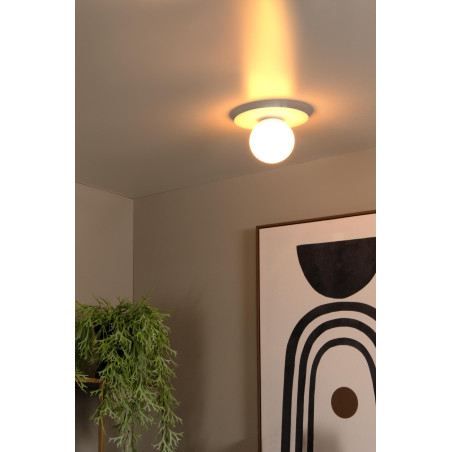 Lucide TRICIA - Plafonnier - Ø 25 cm - 1xE27 - Blanc