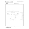 Lucide TRICIA - Plafonnier - Ø 25 cm - 1xE27 - Blanc