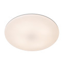 Lucide OLSON - Plafonnier Salle de bains - Ø 29 cm - LED - CCT - 1x24W 3000K/6500K - IP44 - Opalin