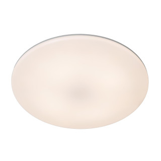 Lucide OLSON - Plafonnier Salle de bains - Ø 29 cm - LED - CCT - 1x24W 3000K/6500K - IP44 - Opalin