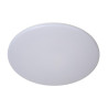 Lucide OLSON - Plafonnier Salle de bains - Ø 29 cm - LED - CCT - 1x24W 3000K/6500K - IP44 - Opalin