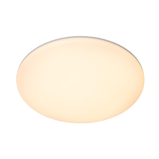 Lucide OLSON - Plafonnier Salle de bains - Ø 35 cm - LED - CCT - 1x36W 3000K/6500K - IP44 - Opalin