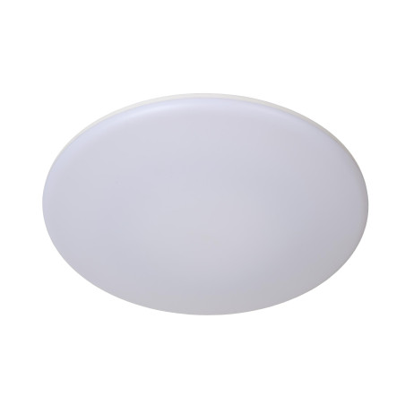 Lucide OLSON - Plafonnier Salle de bains - Ø 35 cm - LED - CCT - 1x36W 3000K/6500K - IP44 - Opalin