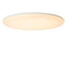 Lucide OLSON - Plafonnier Salle de bains - Ø 35 cm - LED - CCT - 1x36W 3000K/6500K - IP44 - Opalin