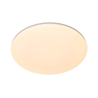 Lucide OLSON - Plafonnier Salle de bains - Ø 45 cm - LED - CCT - 1x45W 3000K/6500K - IP44 - Opalin