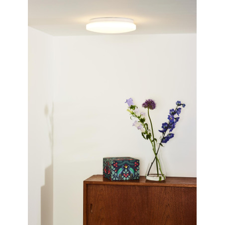 Lucide OTIS - Plafonnier - Ø 26 cm - LED - 1x14W 3000K - Opalin