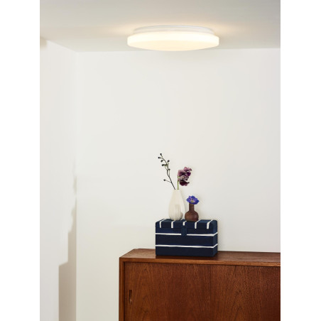 Lucide OTIS - Plafonnier - Ø 34 cm - LED - 1x24W 3000K - Opalin