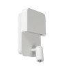 Lucide BOXER - Lampe de chevet / Applique mural - LED - 3000K - Point de rechargement USB - Blanc